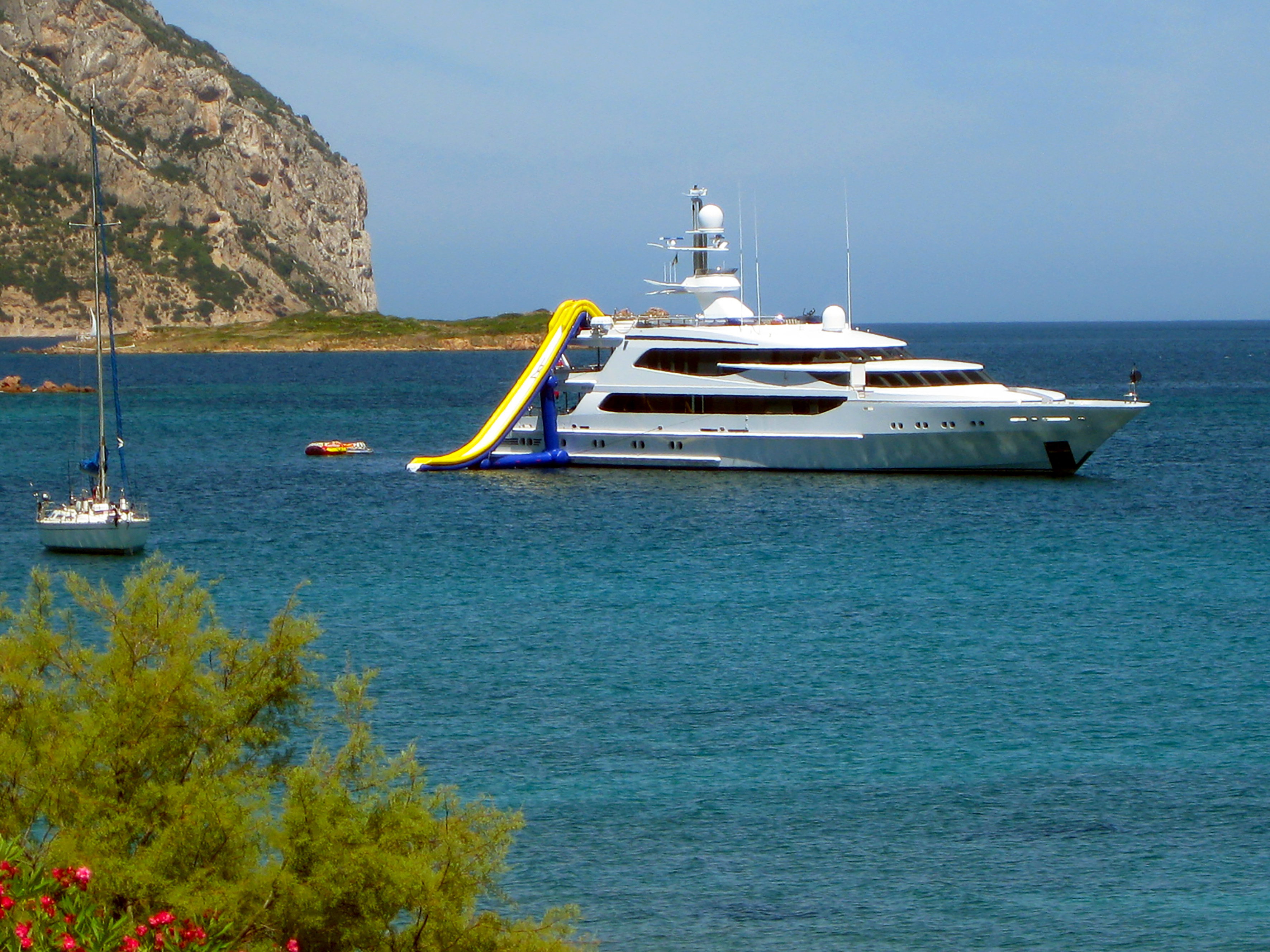 Yacht in Sardinia